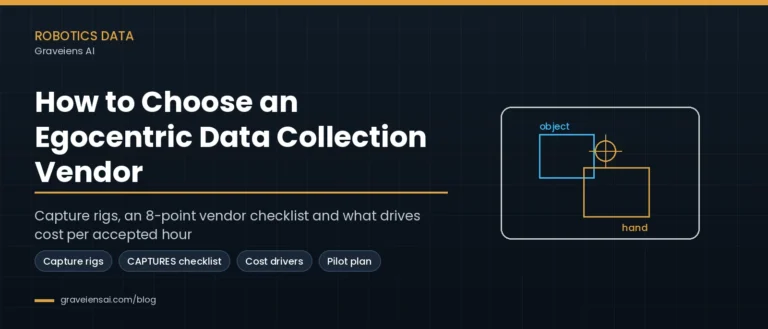 How to Choose an Egocentric Data Collection Vendor (and What Drives Cost per Hour)
